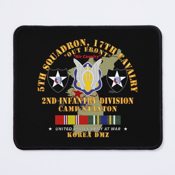 Item preview, Army - 5th Squadron, 17th Cavalry - Camp Stanton - 2nd ID w Map w KOREA SVC designed and sold by Military Insignia Products.