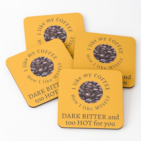 Item preview, I like my coffee, Dark, bitter and hot designed and sold by roasted-peanuts.