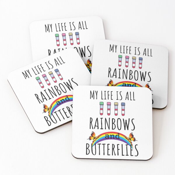 Item preview, My Life is All Rainbows and Butterflies, Nurse Gift, Funny Nursing Education Shirt, Care Technician Health Care Essential Worker Women Shirt Tee. designed and sold by Loyaltees Apparel.