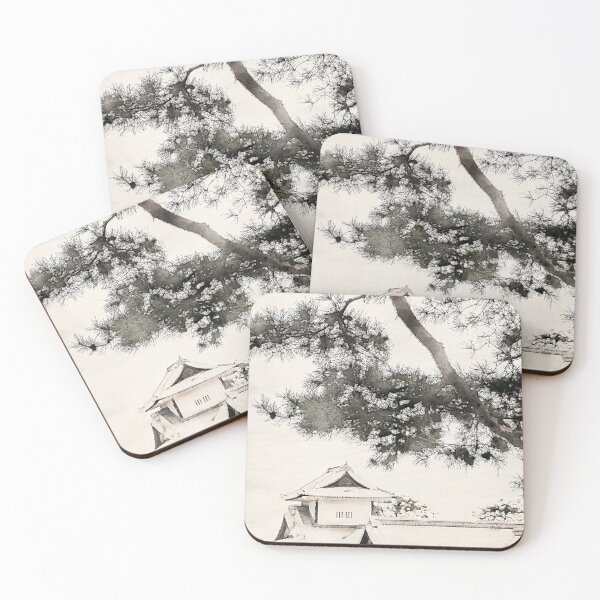 Item preview, Japanese Castle Watercolour designed and sold by SofiaAlves.