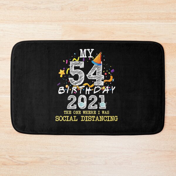 Item preview, I Turned 54 in Quarantine 2021 Cute 54th Birthday designed and sold by IonMititelu.