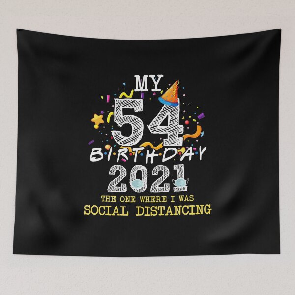 Item preview, I Turned 54 in Quarantine 2021 Cute 54th Birthday designed and sold by IonMititelu.