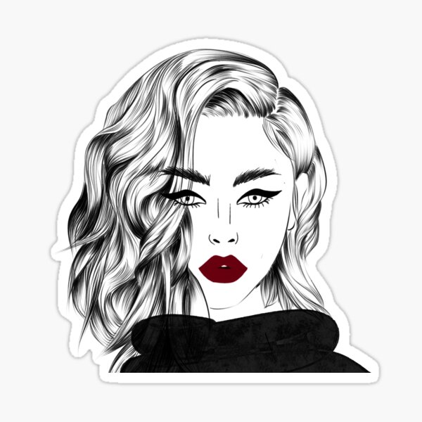 Item preview, Hand drawn fashion woman designed and sold by Kai-Key.