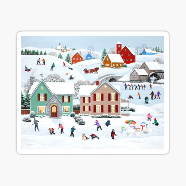 "Once Upon a Winter" Sticker for Sale by kirbeekatz | Redbubble
