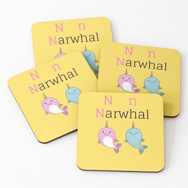 Item preview, Cute N n Narwhal designed and sold by Dogpleasworld.