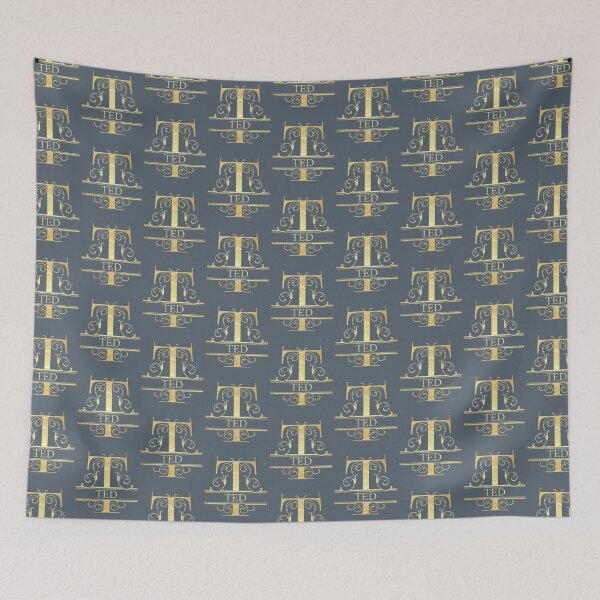 Item preview, Ted Name -Monogram Letter T The Name Ted designed and sold by TedAtTheMovies.