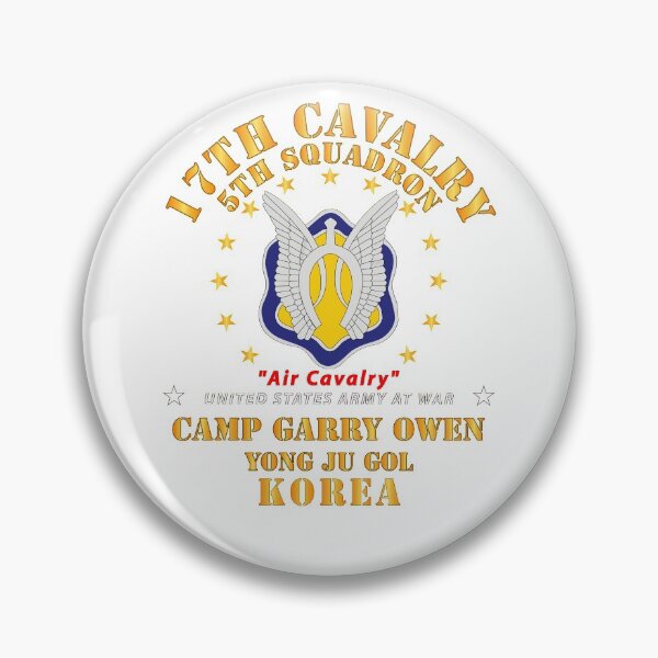 Item preview, Army - 5th Squadron 17th Cavalry - Air Cav - Camp Gary Owen Korea designed and sold by Military Insignia Products.