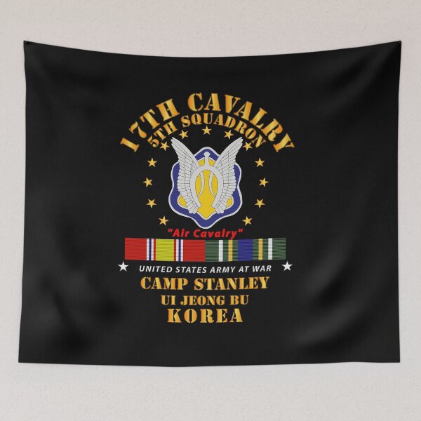 Item preview, Army - 5th Squadron 17th Cavalry - Air Cav - Camp Stanley  Korea w KDSM SVC designed and sold by Military Insignia Products.