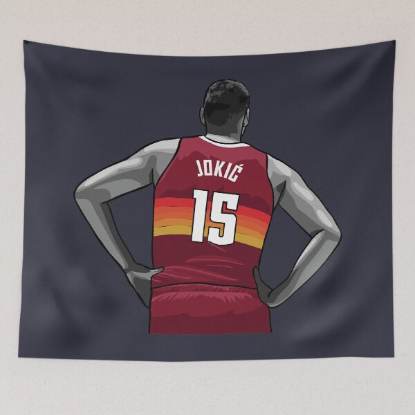 Item preview, Nikola Jokic Vector Back Qiangy designed and sold by qiangdade.