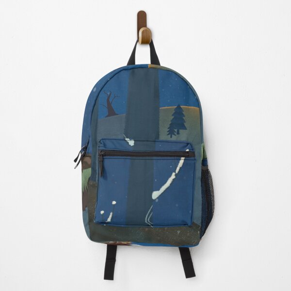 Item preview, Windy Snowy Night Camping in Mountains  designed and sold by MufeiDesigns.