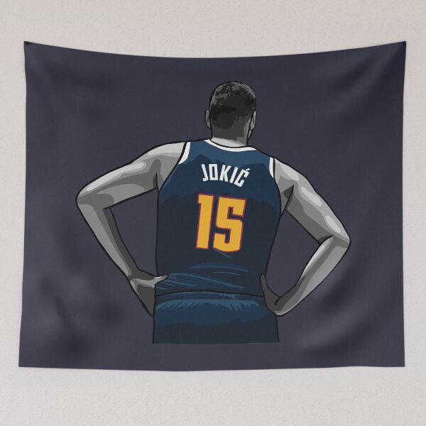 Item preview, Nikola Jokic Vector Back Qiangy designed and sold by qiangdade.