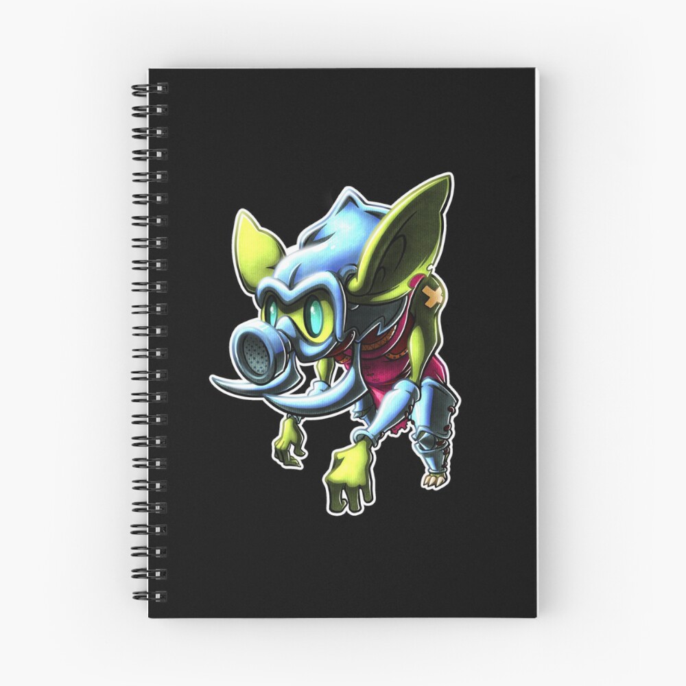 Vista previa del artículo con la obra «Cuaderno de espiral», diseñado y vendido por Rayga.