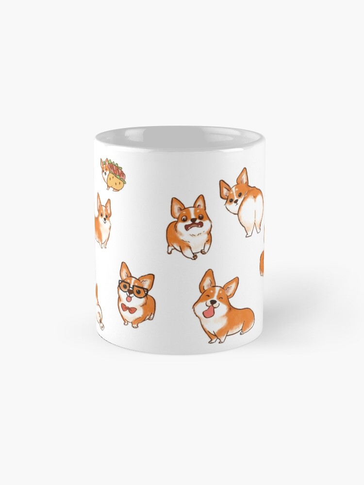 Thumbnail 4 of 6, Coffee Mug, Corgi! designed and sold by MarviManzoni.