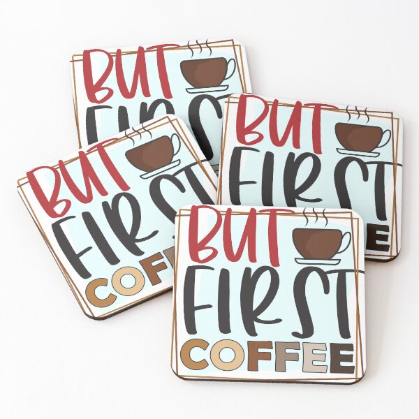 Item preview, But First Coffee | Coffee Fan designed and sold by simplife-art.