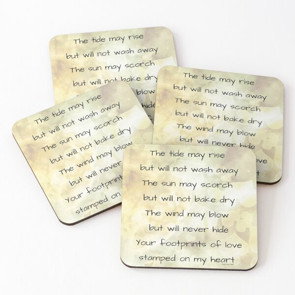 Item preview, Footprints of Love designed and sold by beverleyjoy.