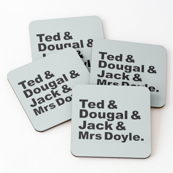 Item preview, Ted, Dougal, Jack, Doyle designed and sold by TedAtTheMovies.