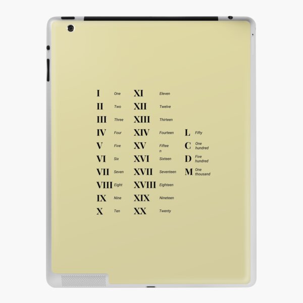 roman-numerals-conversion-chart-from-1-to-1000-ipad-case-skin-for