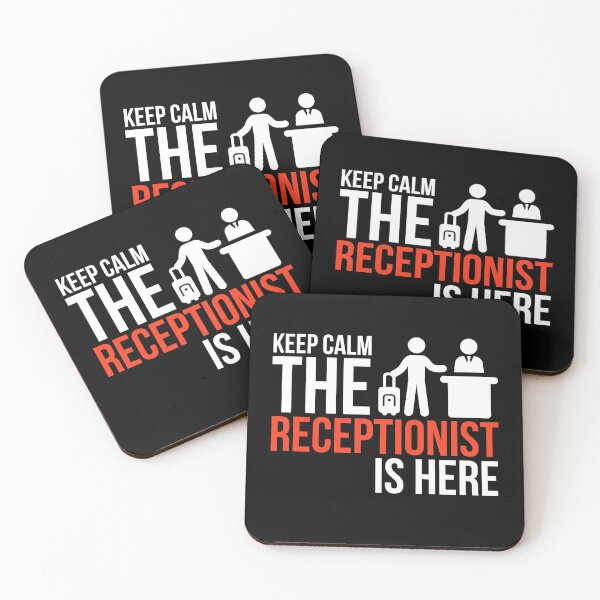 Item preview, Keep Calm The Receptionist Is Here designed and sold by AwesomeWorld1.