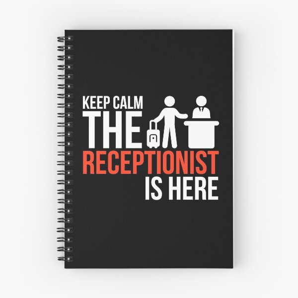 Item preview, Keep Calm The Receptionist Is Here designed and sold by AwesomeWorld1.