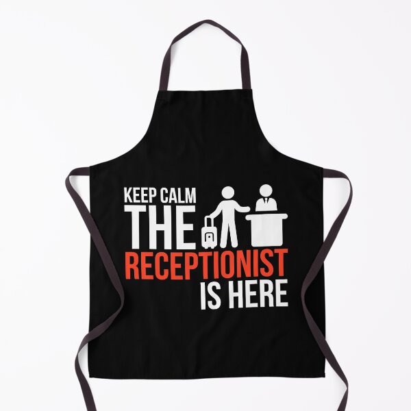 Item preview, Keep Calm The Receptionist Is Here designed and sold by AwesomeWorld1.