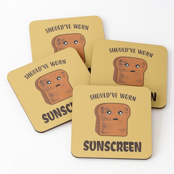 Item preview, Funny Bread Shouldve Worn Sunscreen designed and sold by Marzuqi Che Rose.