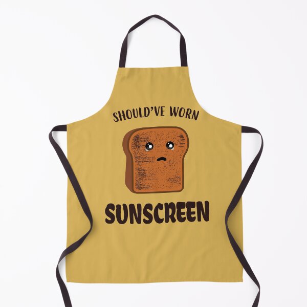 Item preview, Funny Bread Shouldve Worn Sunscreen designed and sold by Marzuqi Che Rose.
