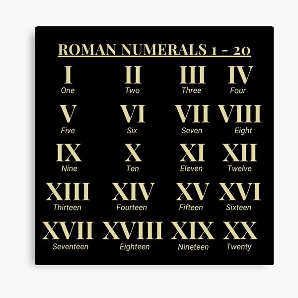 lienzo-tabla-de-conversi-n-de-n-meros-romanos-del-1-al-20-de-stemcareers-redbubble