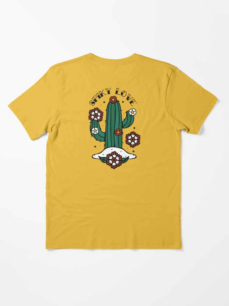 Spiky Love Cactus T-shirt Design Vector Download