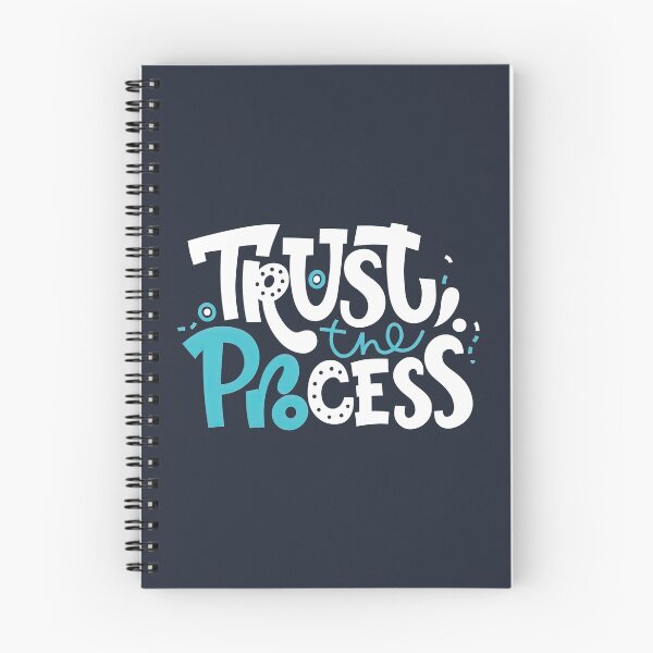 Item preview, Trust The Process, Bright colored letters, Positive Quote designed and sold by graphic-genie.