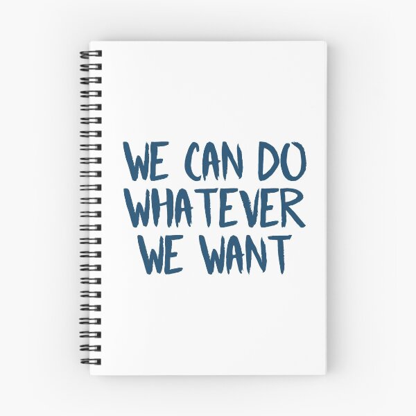 Item preview, We Can Do Whatever We Want (Blue) designed and sold by FilipeFerreira.