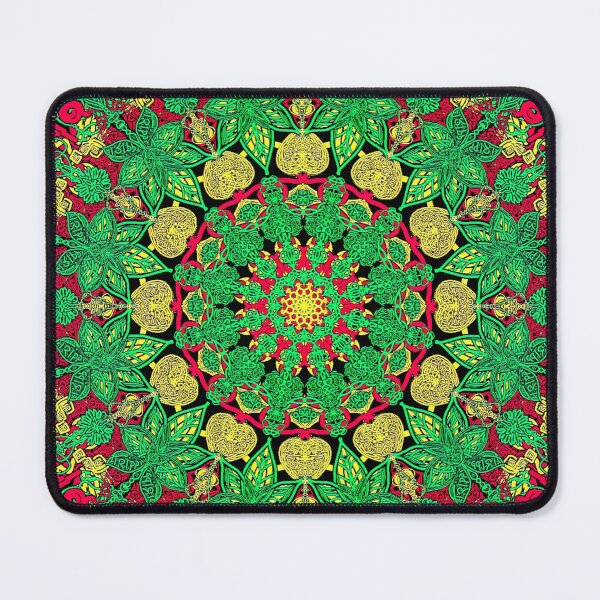 Item preview, Trippy Rasta Mandala  designed and sold by shantilovesart.