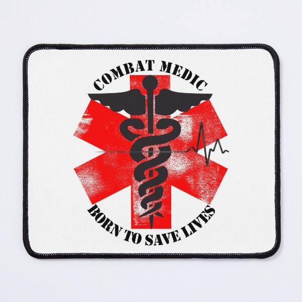Item preview, US Combat Medic 68W Born to Save Lives designed and sold by JRSpaceDesign.