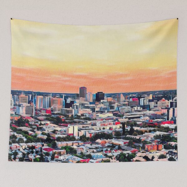 Item preview, Adelaide Skyline designed and sold by Sofia-Draws.