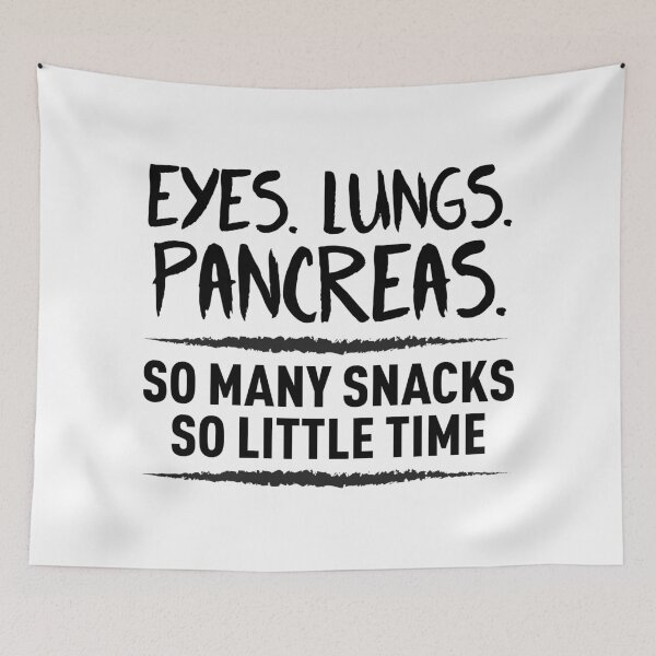 Item preview, Eyes, Lungs, Pancreas. So Many Snacks, So Little Time (Black) designed and sold by FilipeFerreira.