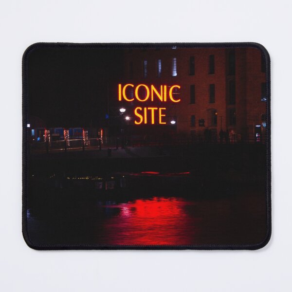 Item preview, Iconic Site across the Dock at Liverpool River of Light Festival designed and sold by neonlightphoto.