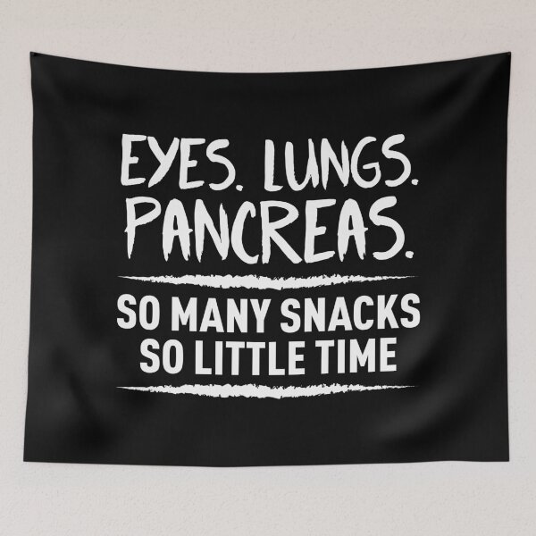 Item preview, Eyes, Lungs, Pancreas. So Many Snacks, So Little Time (White) designed and sold by FilipeFerreira.