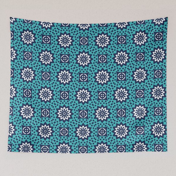 Item preview, Punjabi Art | Traditional Punjabi Art | Blue floral Art  designed and sold by WIO Whatever Is ON.