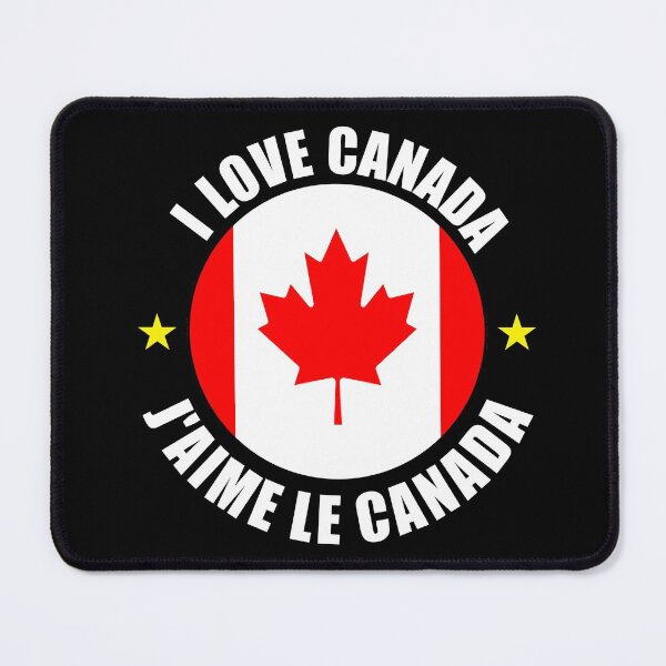 Item preview, I Love Canada - J'aime Le Canada Flag Map Design designed and sold by TeesForTheWorld.