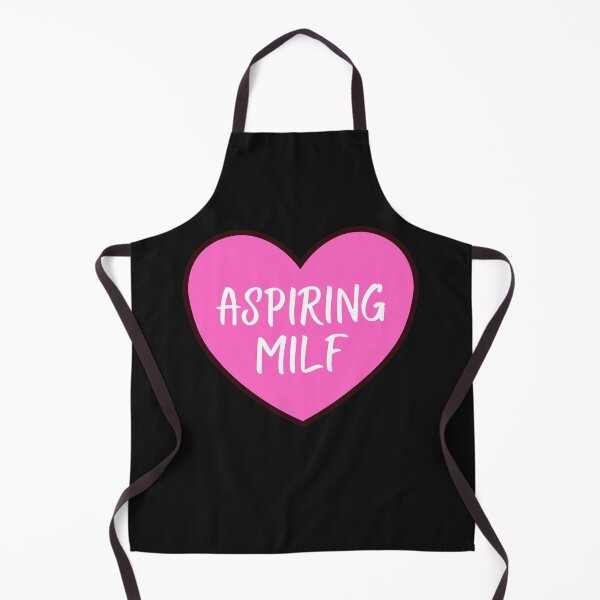 Item preview, Aspiring MILF Pink Heart - Hot Mom Badge - Mothers Day gift for Future Moms designed and sold by CaitU.