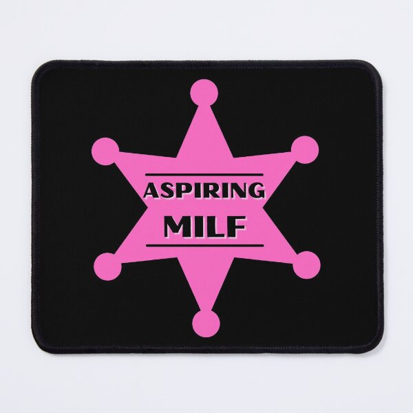 Item preview, Aspiring MILF Pink Badge - Hot Mom Badge - Mothers Day gift for Future Moms designed and sold by CaitU.