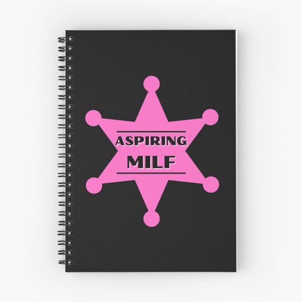 Item preview, Aspiring MILF Pink Badge - Hot Mom Badge - Mothers Day gift for Future Moms designed and sold by CaitU.