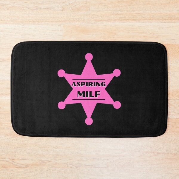 Item preview, Aspiring MILF Pink Badge - Hot Mom Badge - Mothers Day gift for Future Moms designed and sold by CaitU.