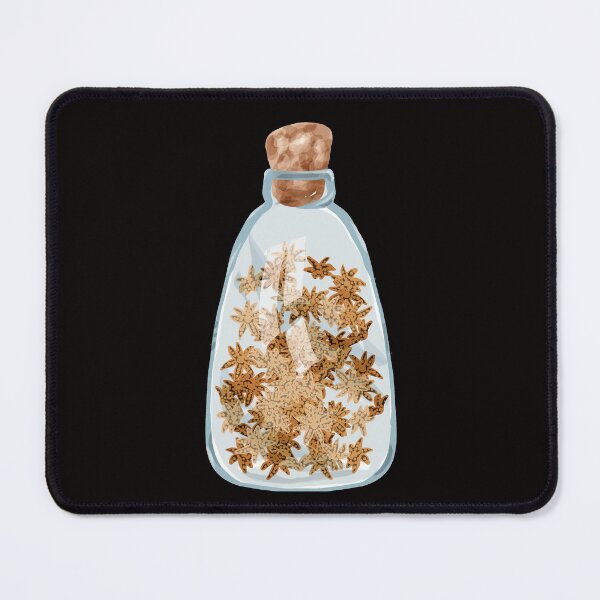 Item preview, Anise stars in a glass bottle designed and sold by Amalus-files.