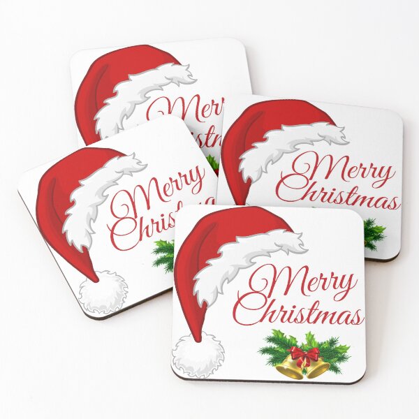 Item preview, Merry Christmas | jingle bells & Santa's hat design  designed and sold by TheSeasonalYard.