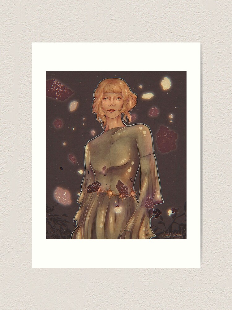 Aurora Aksnes Music Witch Digital Illustration  Art Print for Sale by  JadesInks