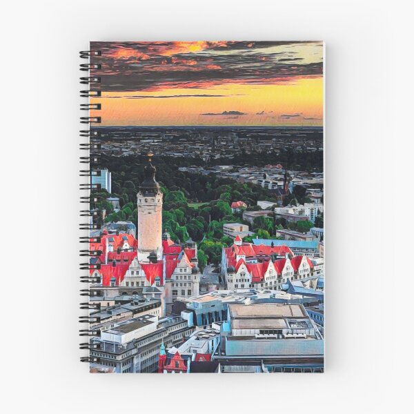 Item preview, Leipzig Skyline designed and sold by Sofia-Draws.