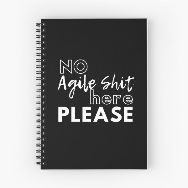 Item preview, No Agile Shit Here Please Funny  designed and sold by trendingatees.