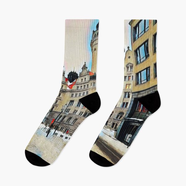 Item preview, Leipzig Streets designed and sold by Sofia-Draws.