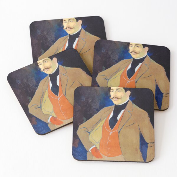 Item preview, Portrait of Paul Adam, writer (ca. 1900) by Georges de Feure designed and sold by Designedbysm.