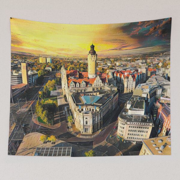 Item preview, Streets of Leipzig designed and sold by Sofia-Draws.